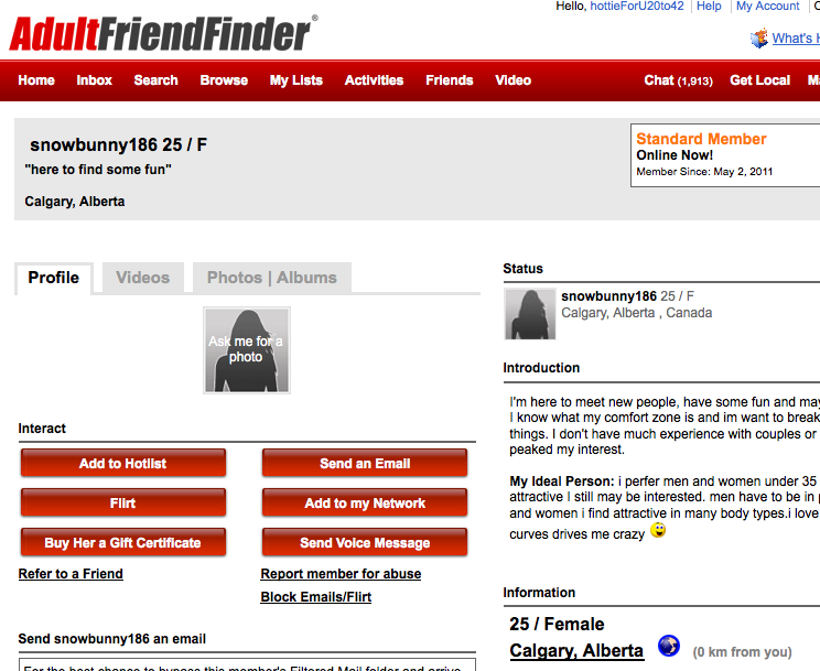 Adult Friend Finder Profiles 60