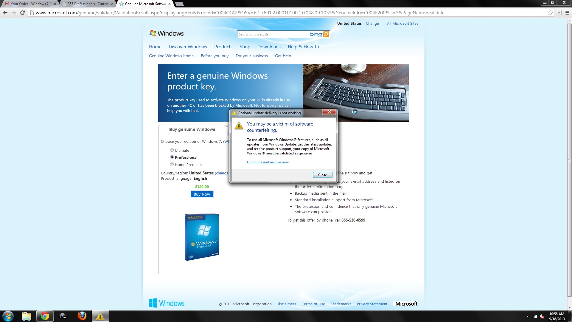 Windows 7 build 7601 not genuine watermark remover