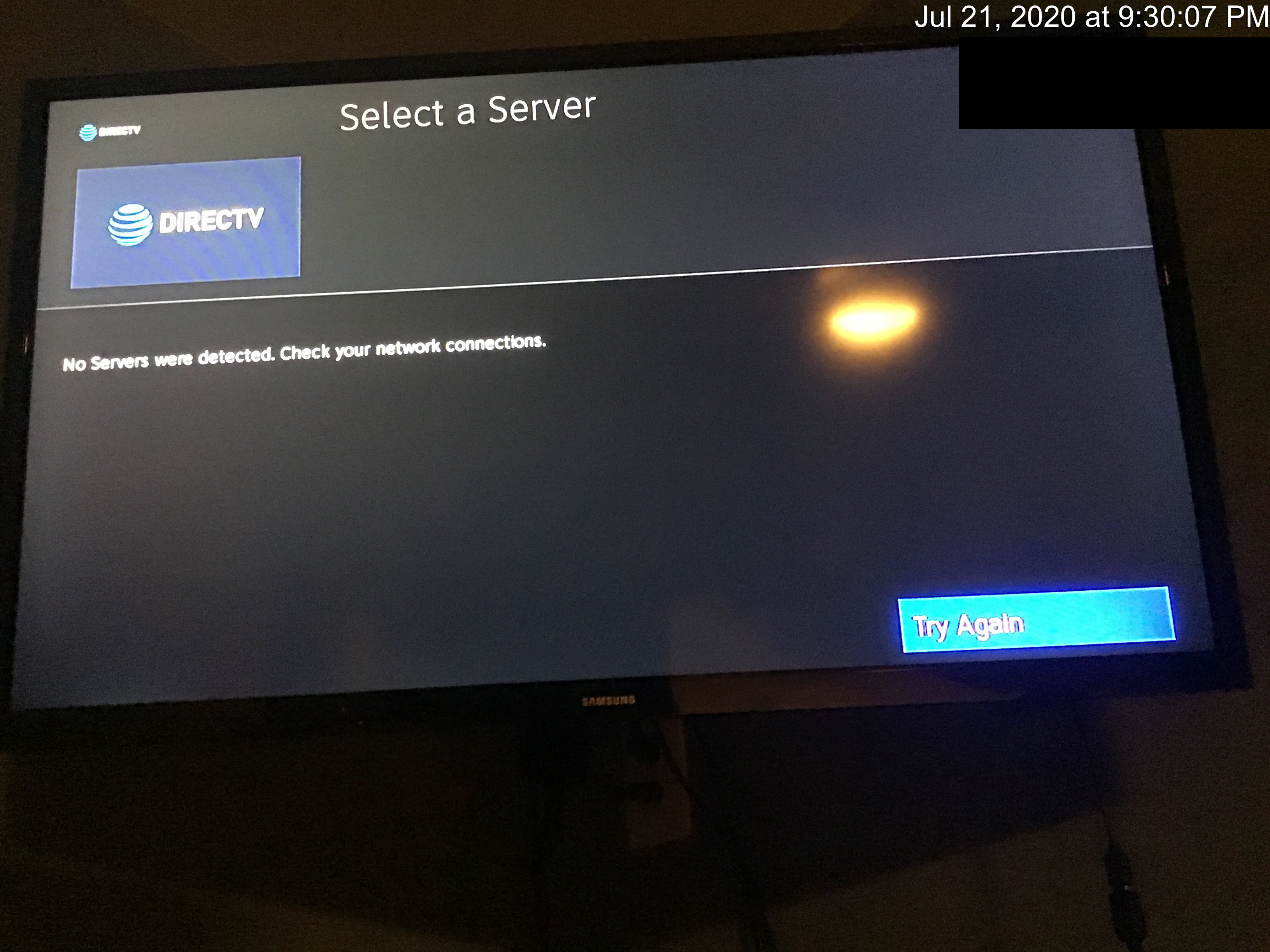 Disconnect screen