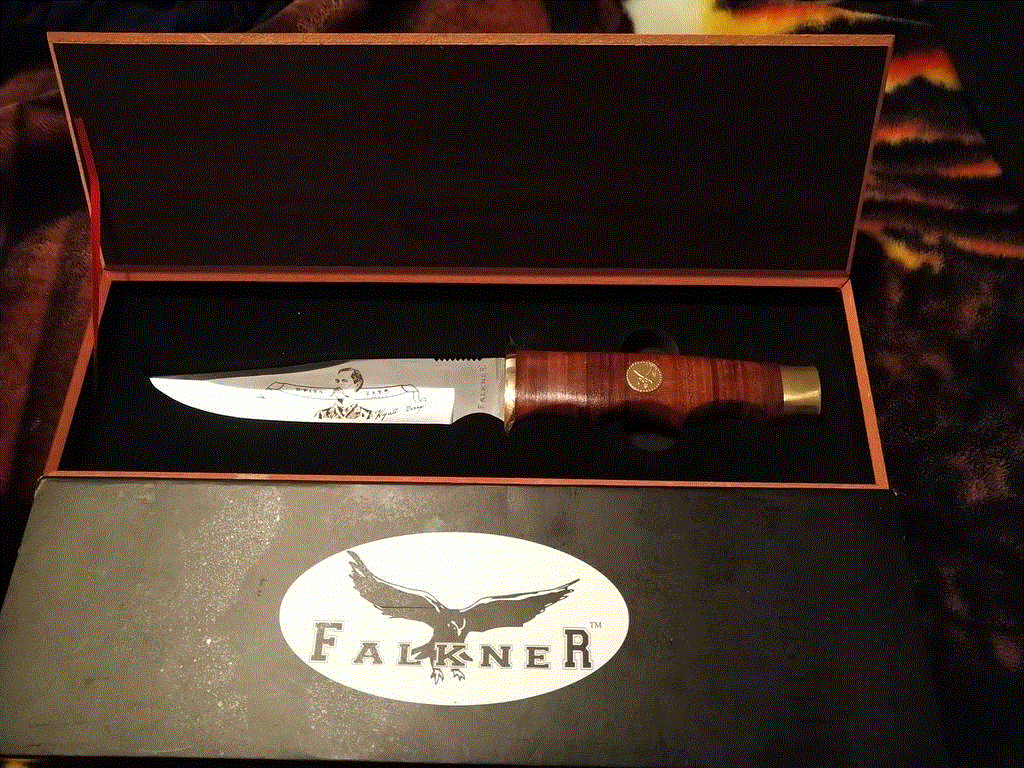 This is NOT a Real Faulkner Knife - FAKE  China