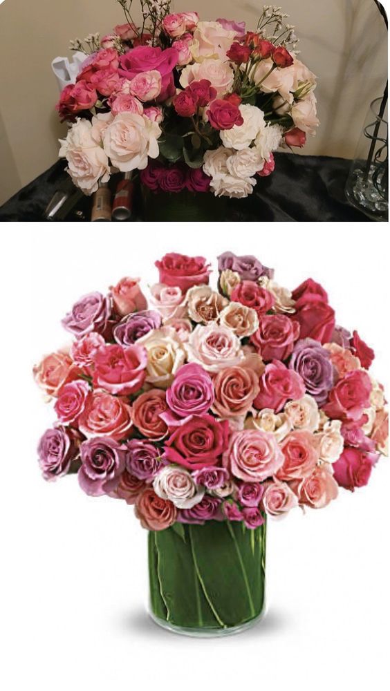Bottom is what I ordered. Top is what I received.