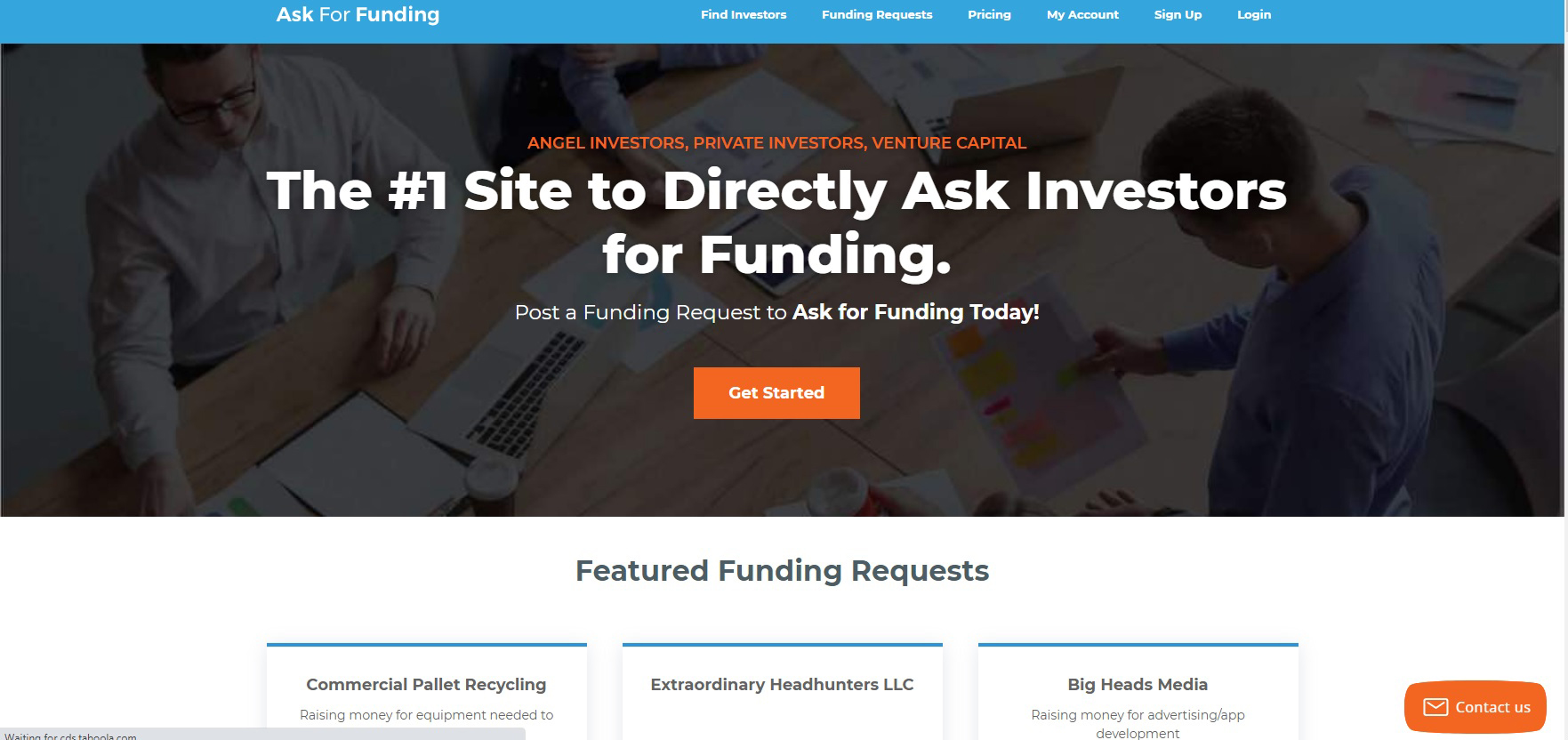 www.askforfunding.com website