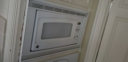 They tore up my cabinets 
